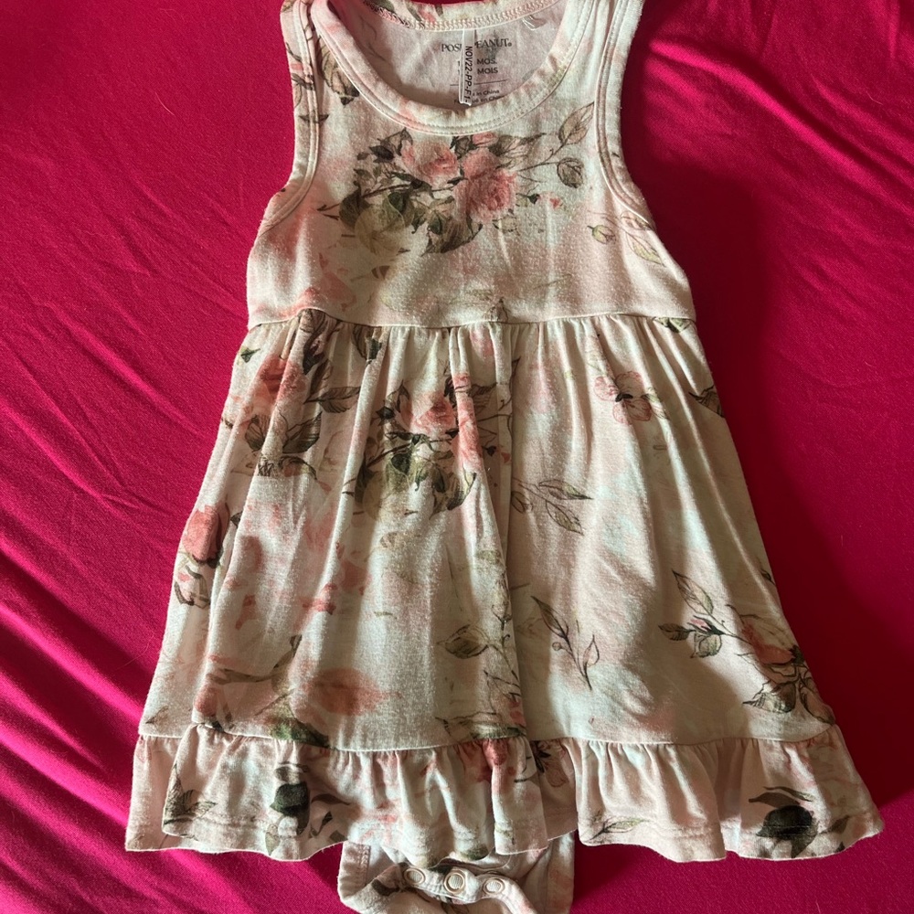 Floral Sleeveless Baby Dress
